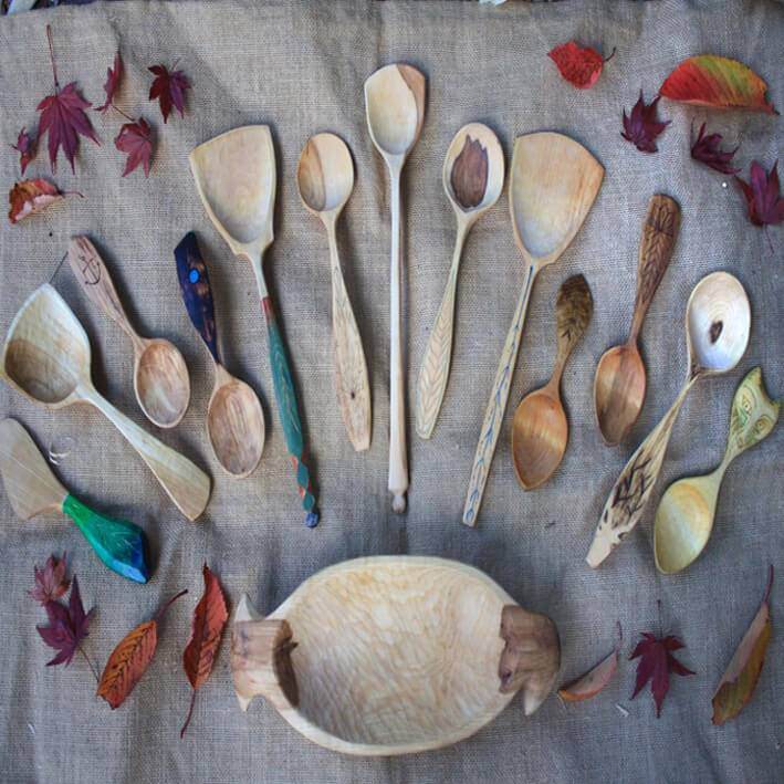 Green Fox Wild Crafts - Spoon Carving