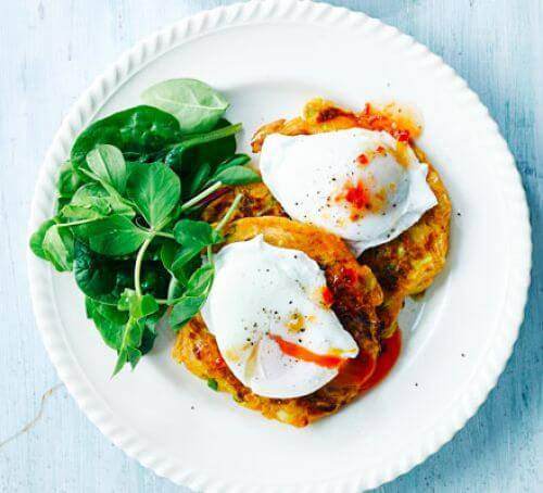 sweetcorn courgette fritters