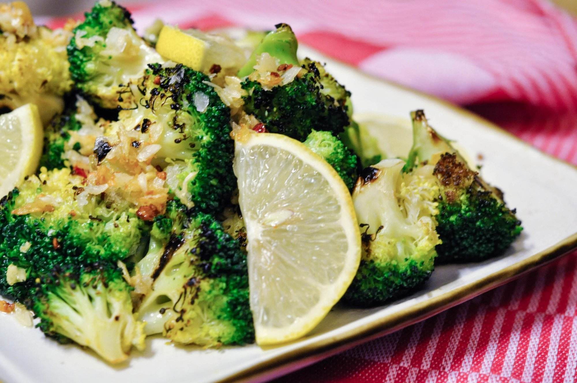 ottolenghis chargrilled broccoli with chile garlic and lemon 2 of 2