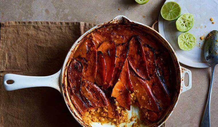 red lentils with sweet potato