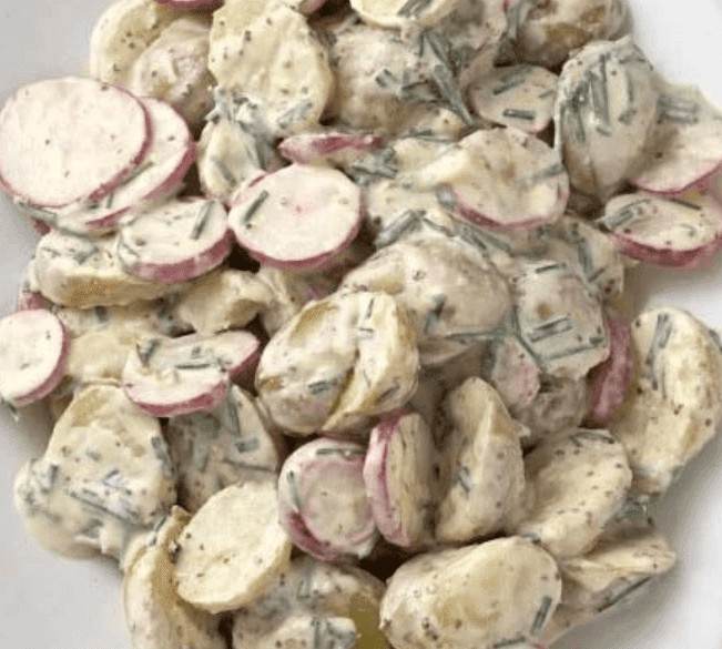 new potato radish salad