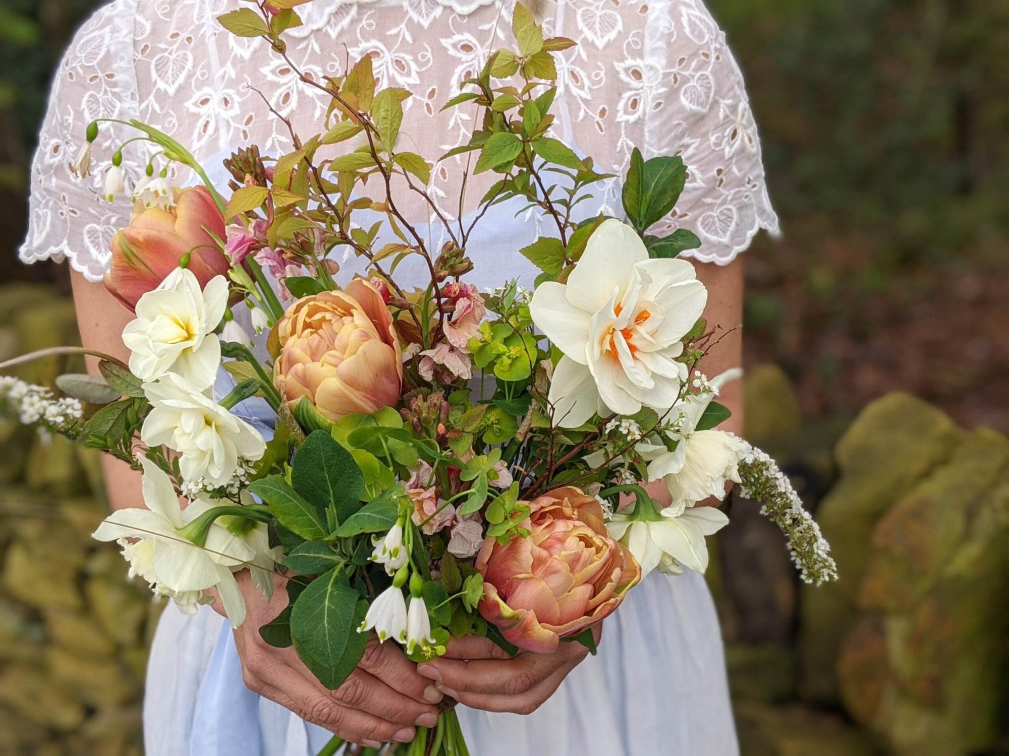 Spring wedding bouquet