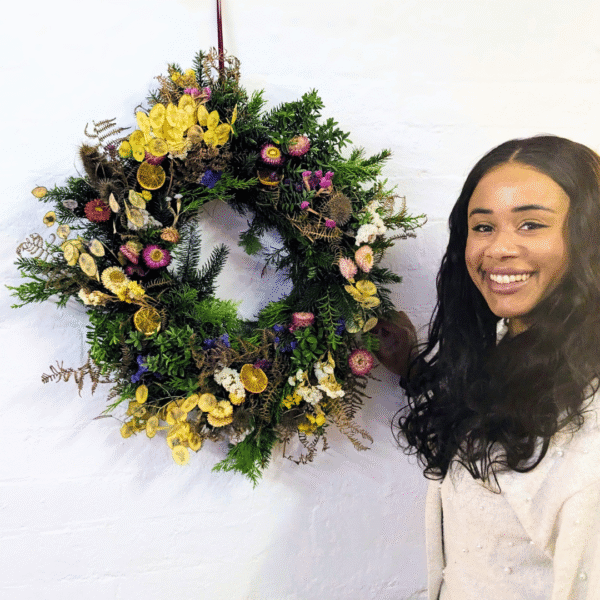 wreath making workshop in sheffield