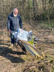 Planting fruit trees at Coneygree Orchard, Gleadless Valley, Sheffield