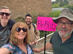 gareth annd green councillors at the bioblitz