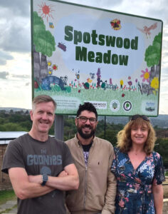gleadless valley green councillors at spotswood meadow opening event